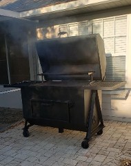 30 in x 4' Octagon BBQ Pit